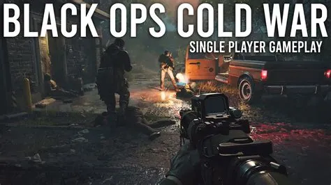 Can you play single player in cod cold war