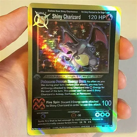 Are holo cards shiny