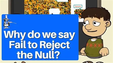 Can i accept the null