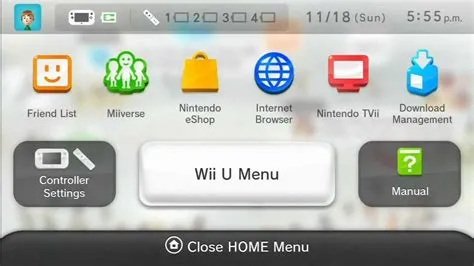 What resolution is wii u menu