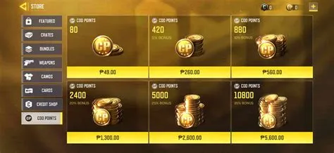 How much is 100 cod points