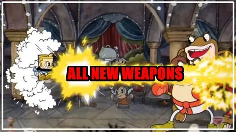 What are the weakest weapons in cuphead