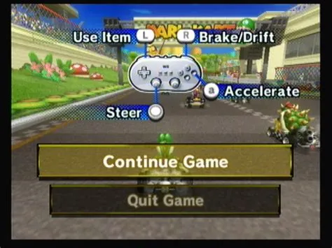 Can you play mario kart wii on a gamecube controller