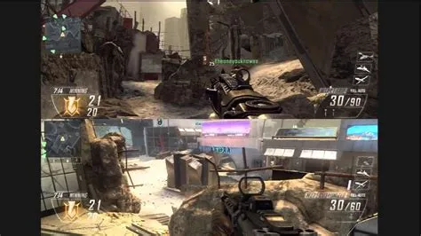 Is call of duty multiplayer split-screen