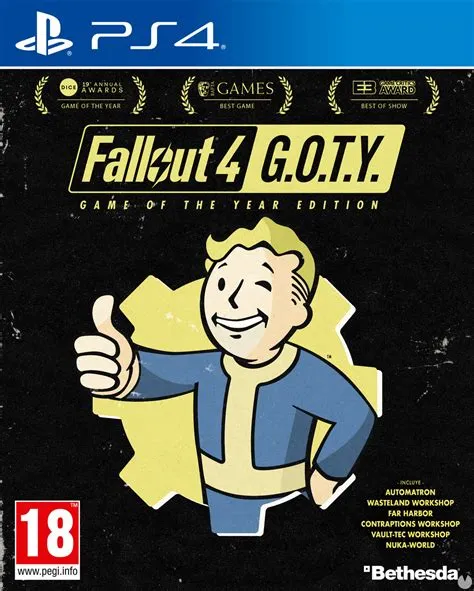 What does fallout 4 game of the year give you