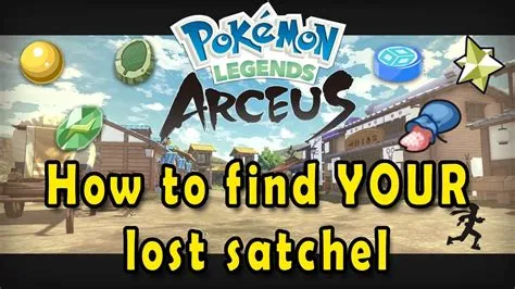 Can you find your lost satchels pokemon