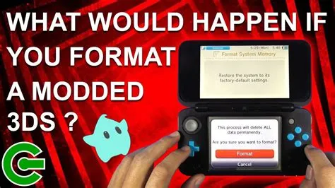 Will i lose my games if i format my 3ds