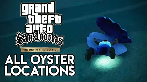 What happens if you find all oysters in gta san andreas