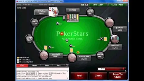 Can i play pokerstars without money