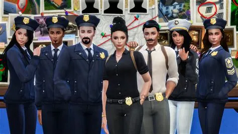 Can you call the police in sims 4