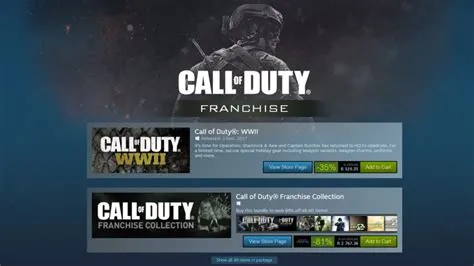 Can i play cod on steam