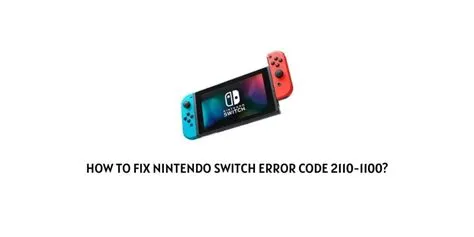 What is error code 211 1100 on switch