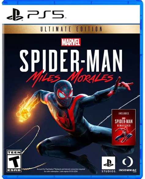 Is miles morales ultimate edition only for ps5