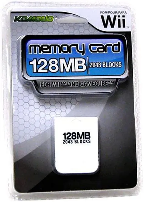 Do you need gamecube memory card for wii