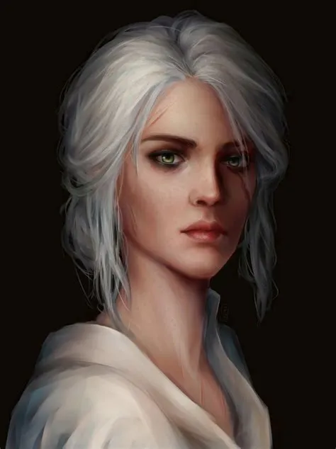 Is ciri blonde in the books