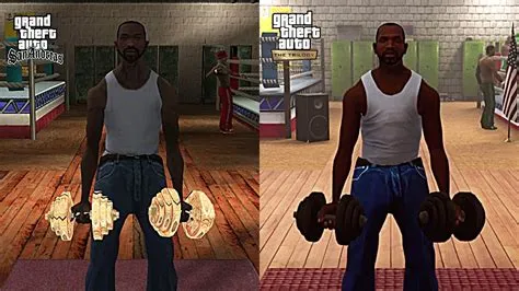 Why cant i workout in gta sa