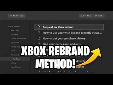 Does xbox refund to credit card