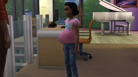 What happens when sims get pregnant