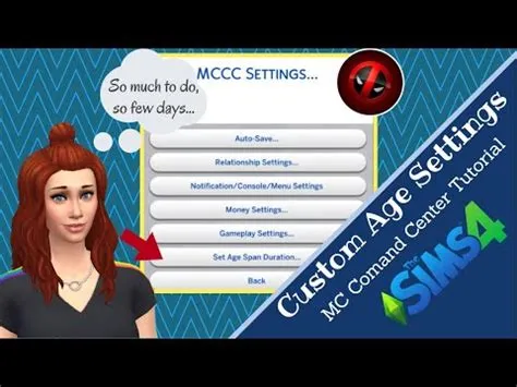 What is the command to stop sims from aging