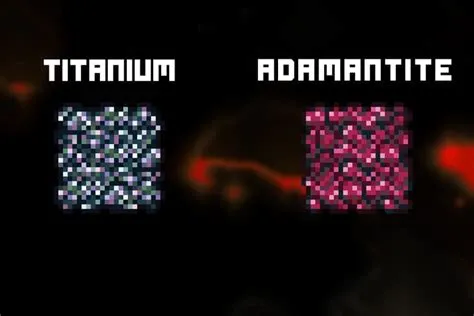 Is titanium or adamantite better