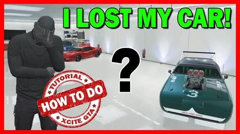 Can you lose your car in gta