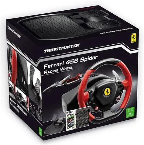 Does the thrustmaster ferrari 458 spider racing wheel have force feedback