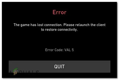 What is a 5 error code