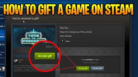 Can you gift games on steam internationally