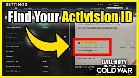 Is call of duty account the same as activision account