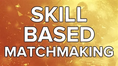 What determines skill-based matchmaking