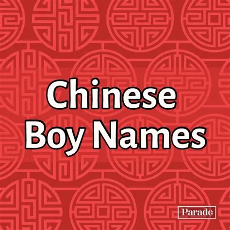 Are chinese names unisex