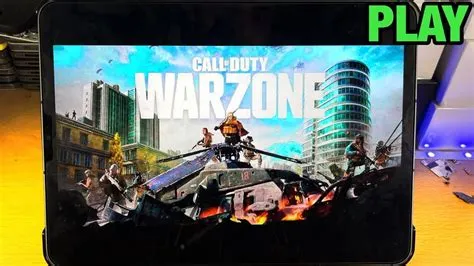 Can i play warzone on ipad