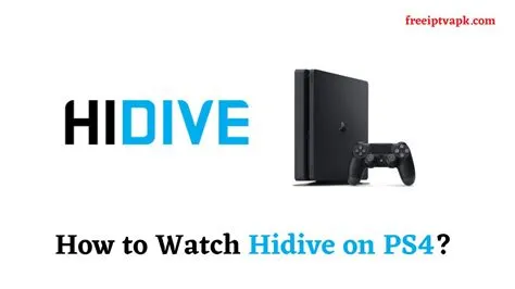 Is hidive on ps4