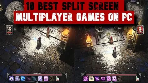 What was the first split screen multiplayer game