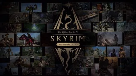 Can you play skyrim together with special edition and anniversary edition