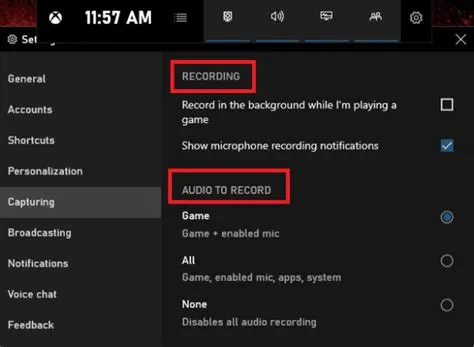 Does xbox game bar record your mic