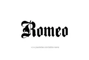 What is romeo last name?