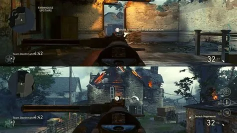 How to do 4 player split screen cold war