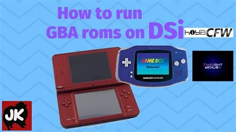 Can a gba run roms