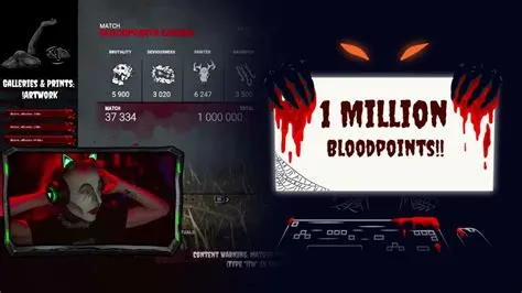 Can you go over 1 million bloodpoints in dbd