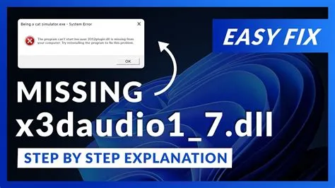 What is the x3daudio1_7 dll