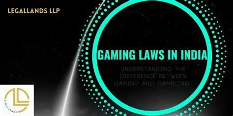 Is gaming is legal in india