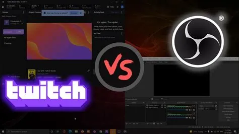 Is twitch studio better than obs