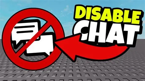 Can you disable chat in roblox