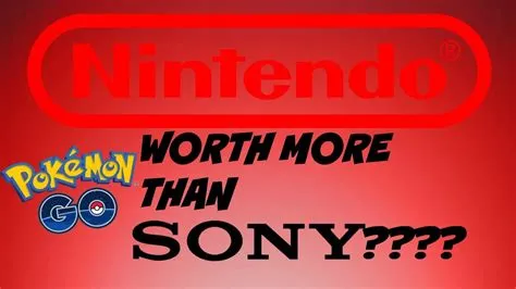 Is nintendo worth more than sony and microsoft