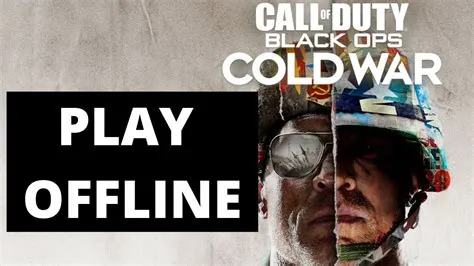 Is call of duty cold war online or offline