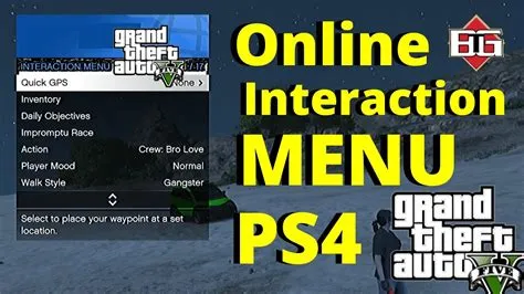 Where is the interaction menu in gta 5