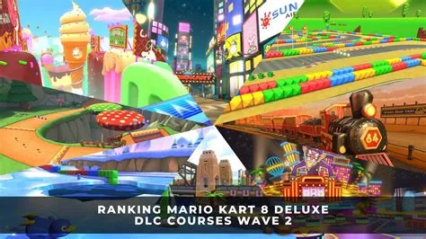 How many dlc courses are in mario kart