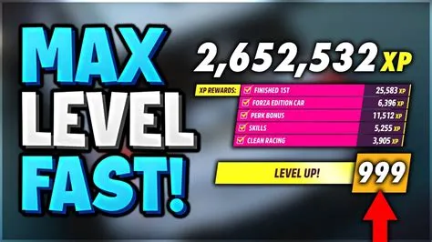 What is the max level in fh5