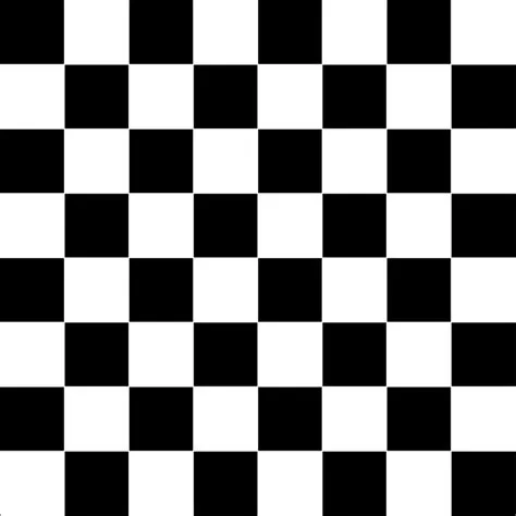 How many black and white squares are on a chessboard